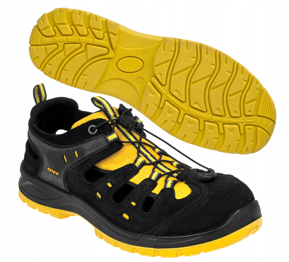 Buty Robocze Sandały Z Podnoskiem Bennon Bombis Lite S1 Nm Yellow 38