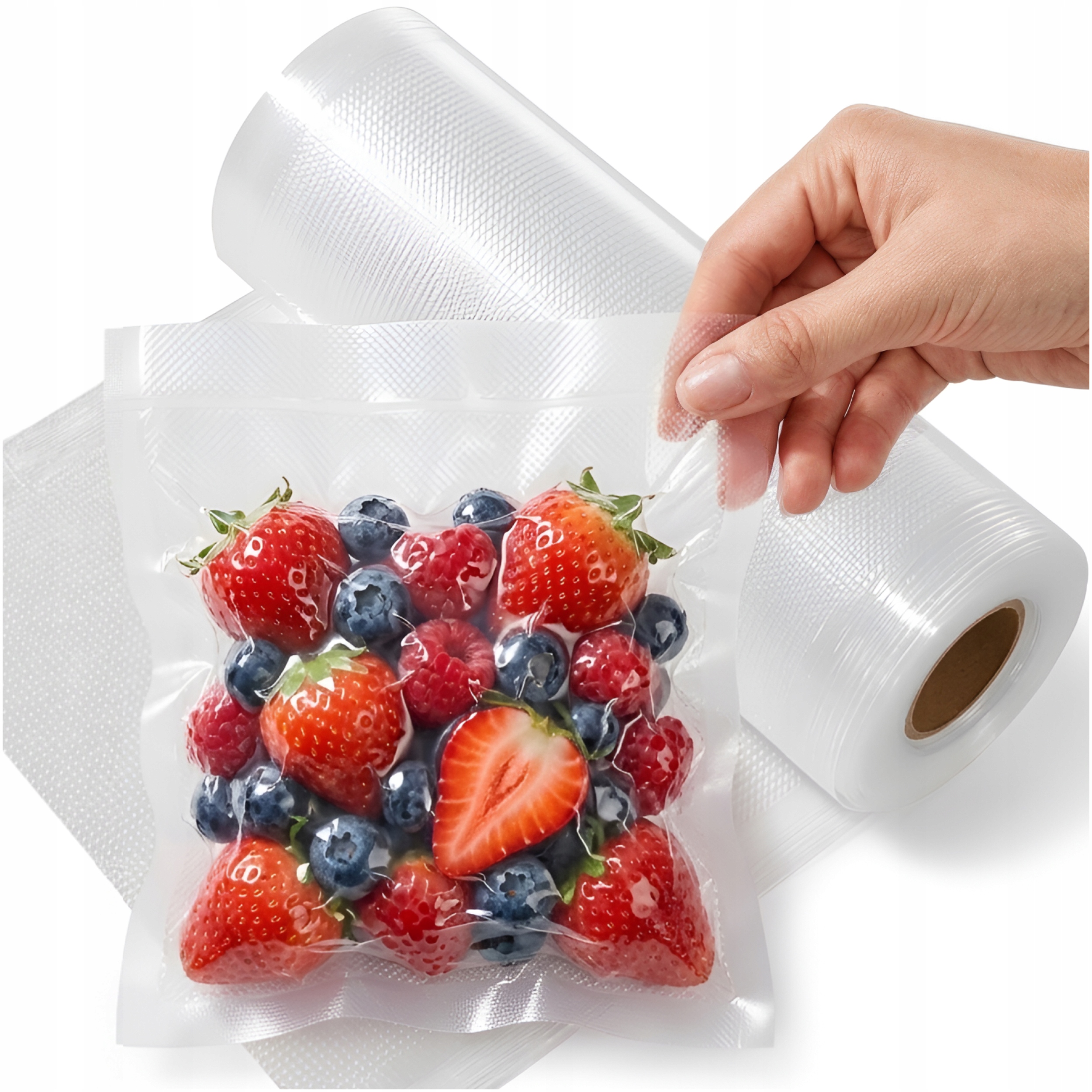 FOLIA MOLETOWANA DO ZGRZEWARKI 15CM X 5M BPA FREE PRÓŻNIOWA JEDNA ROLKA