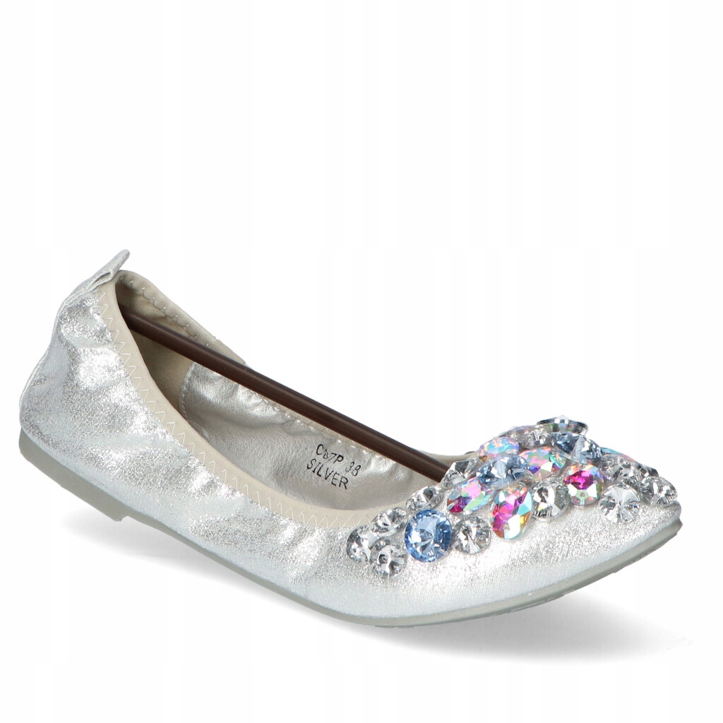 Baleríny Seastar C87P Stříbrné 36