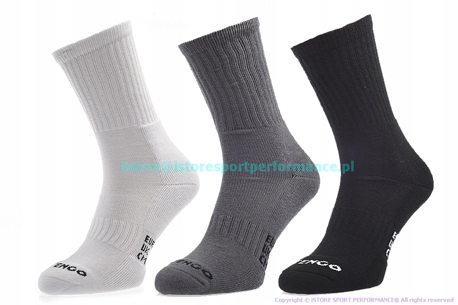 SKARPETY SPORTOWE MĘSKIE BAWEŁNA ARTENGO # 43-46 Model 3 PARY