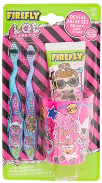 LOL Surprise Kubek Szczoteczki Pasta 3w1 +3 Soft EAN (GTIN) 0672935350316