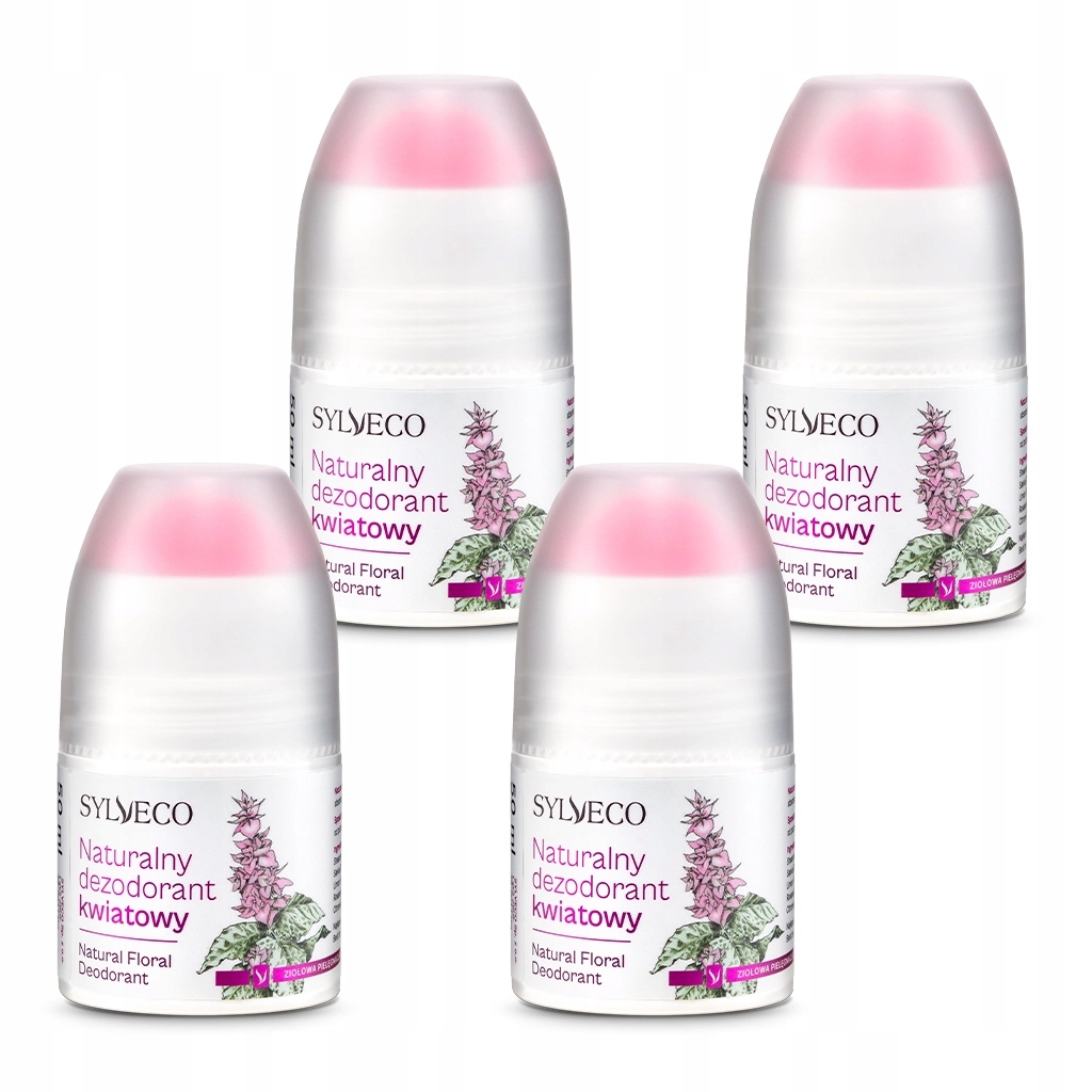 Sylveco Přírodní květinový deodorant 4x50 ml