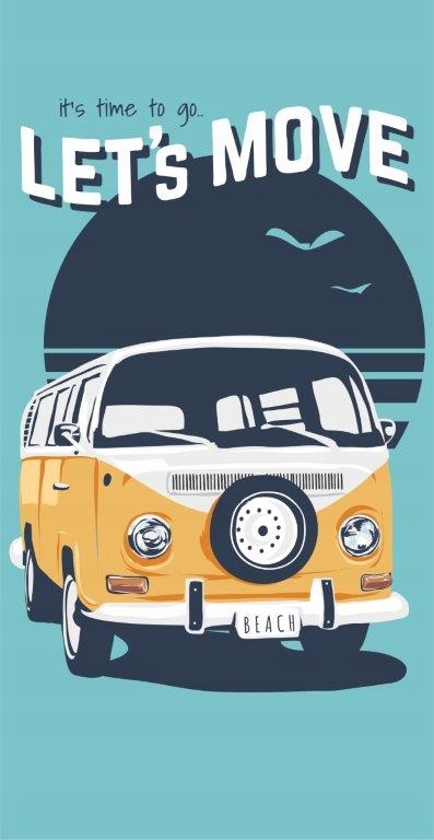 

Ręcznik Kąpielowy Plażowy 70x140 Bus Ogórek Ww