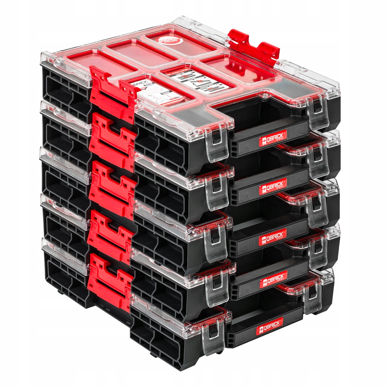5x Organizer Segregator QBRICK ONE M do warsztatu