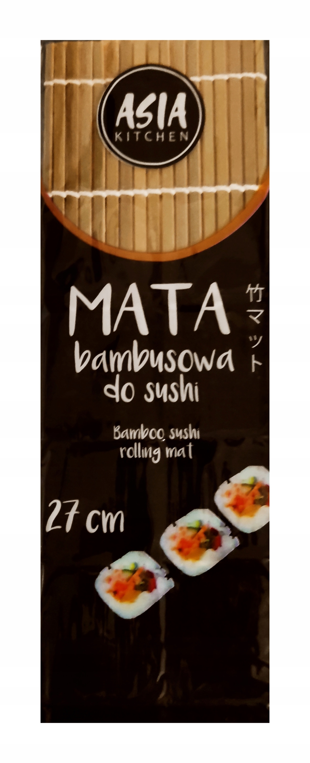 

Mata bambusowa do sushi 27cm x27 cm
