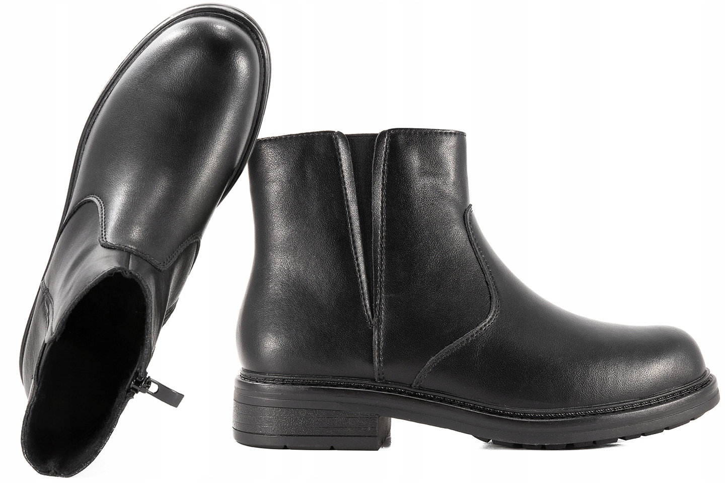 Sergio Leone BT345-S Dámské Zimní Kozačky Kotníkové Boty Kůže 37