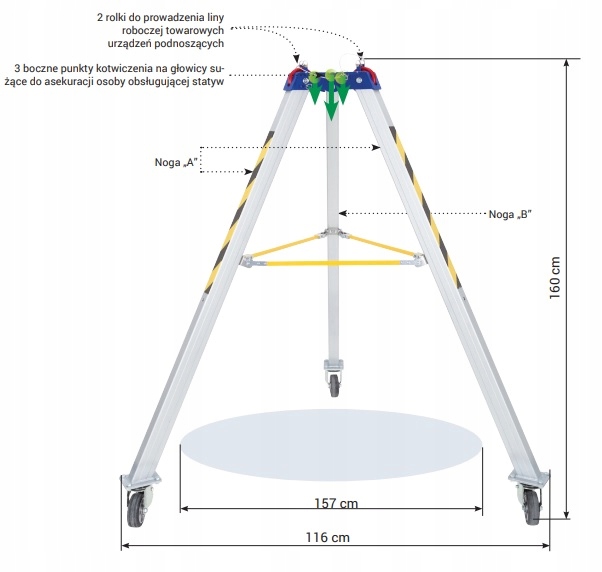 STATYW TOWAROWY TM 6-T Marka Protekt