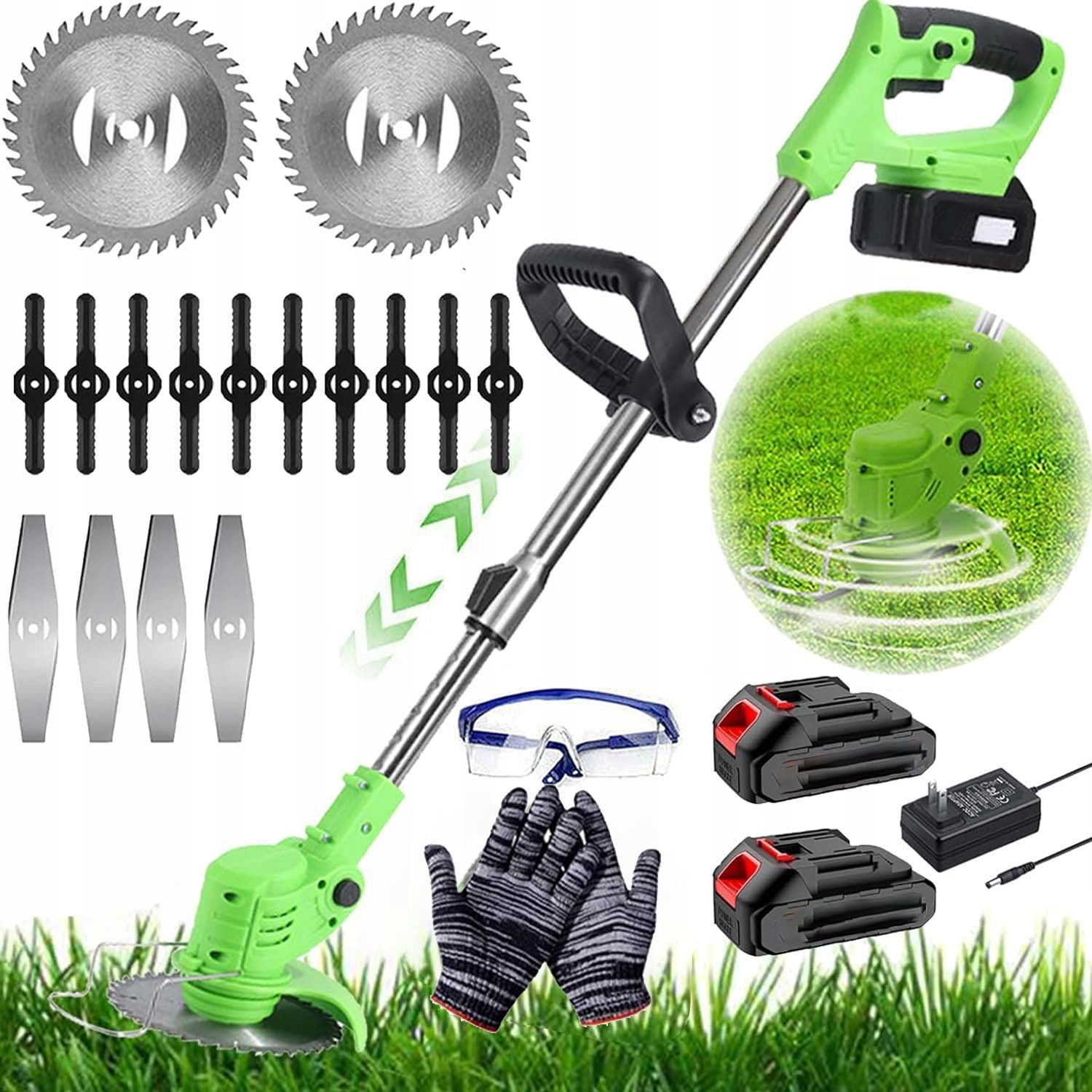 Podkaszarka Do Trawy Kosa Akumulatorowa Elektryczna Teleskopowy Ogrodowa