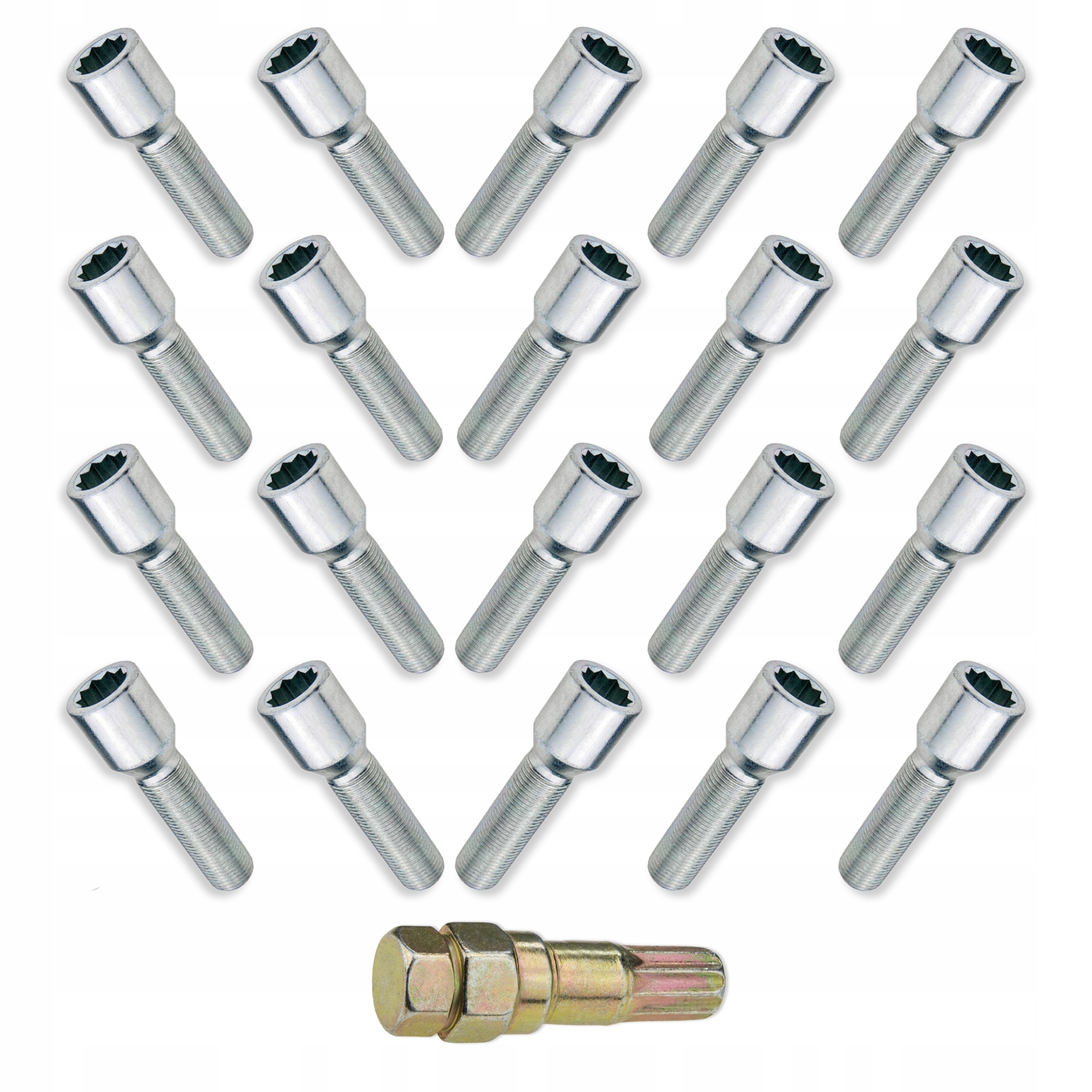 Úzké Šrouby M14X1,25 Torx Pro Kola Ráfků Bmw 1 2 3 4 5 6 7 X1 X2 X3 X4 X6 X7