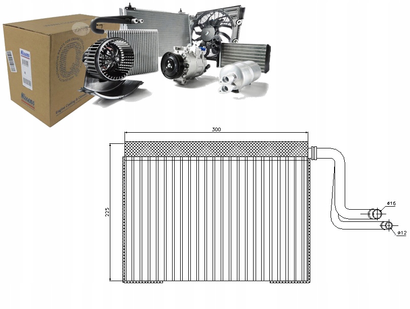 NIS92268 Odparovač Klimatizace Bmw 1 (E81), 1 (E82 Asistent řidiče #33