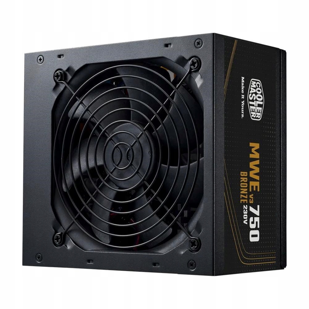 Cooler Master zdroj Mwe Bronze 750W V3 240V 120mm, 80+ Bronze MPE-7501…