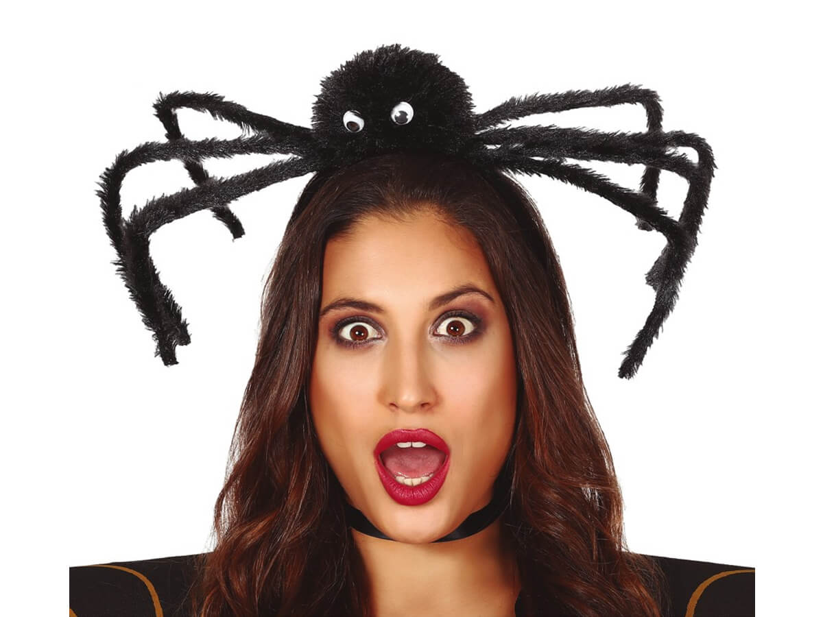 Opaska z Pająkiem na Halloween