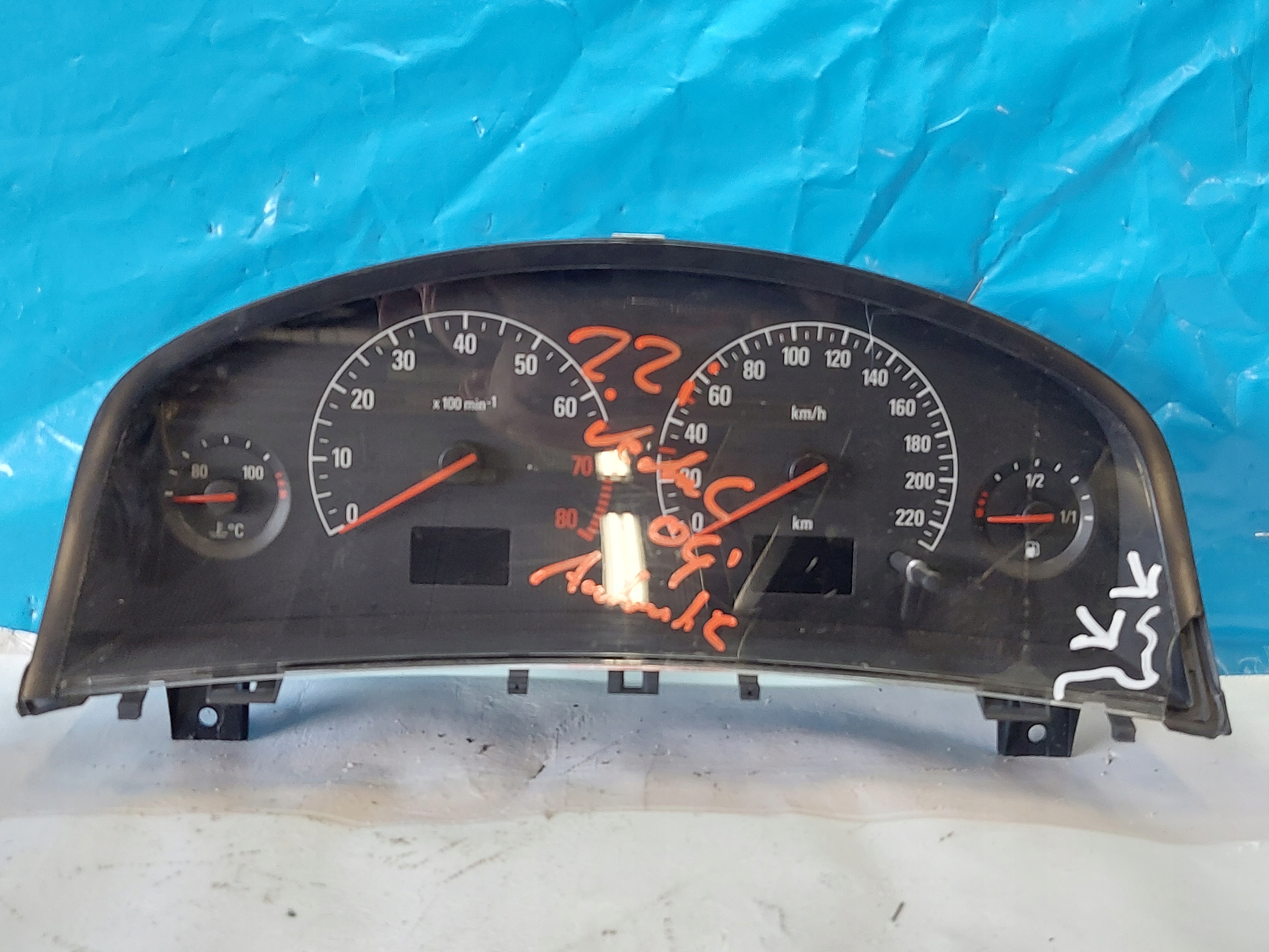 dials clock VECTRA C 2.2 B 13129794DN