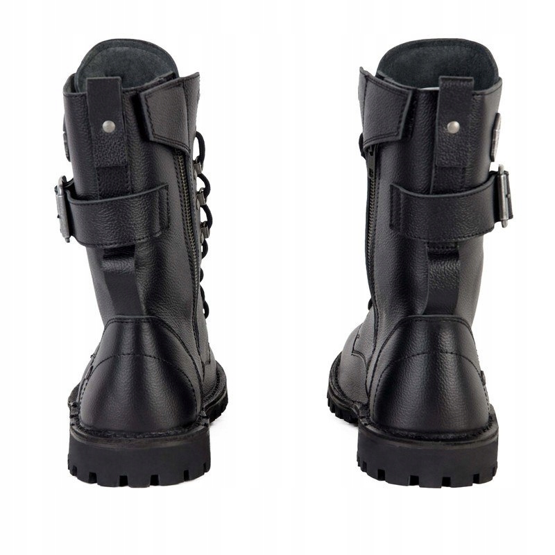 BUTY SKÓRZANE BROGER OHIO BLACK 48 Typ Miejskie / Krótkie