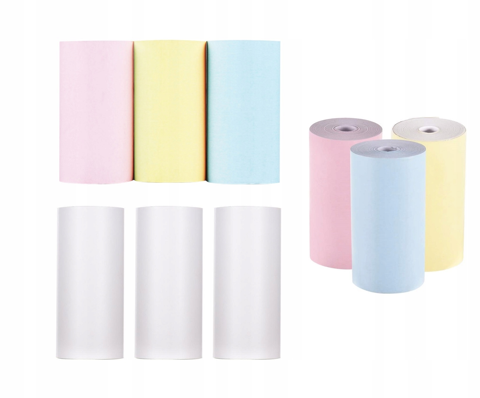 

Papier samoprzylepny Drukuś 43,5m 9 rolek MIX