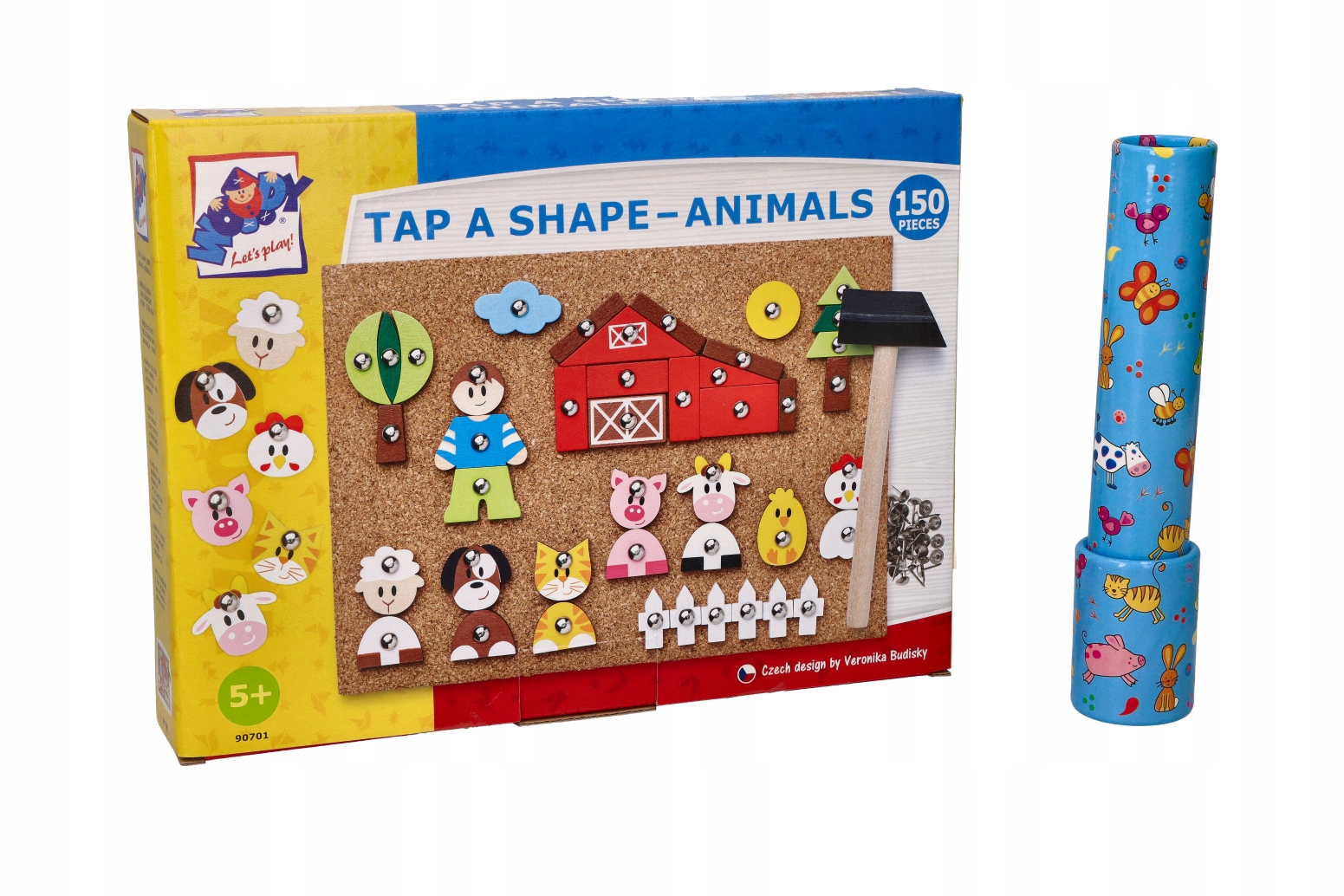 

Zabawki Dla Dzieci Przybijanka Korkowa Kalejdoskop