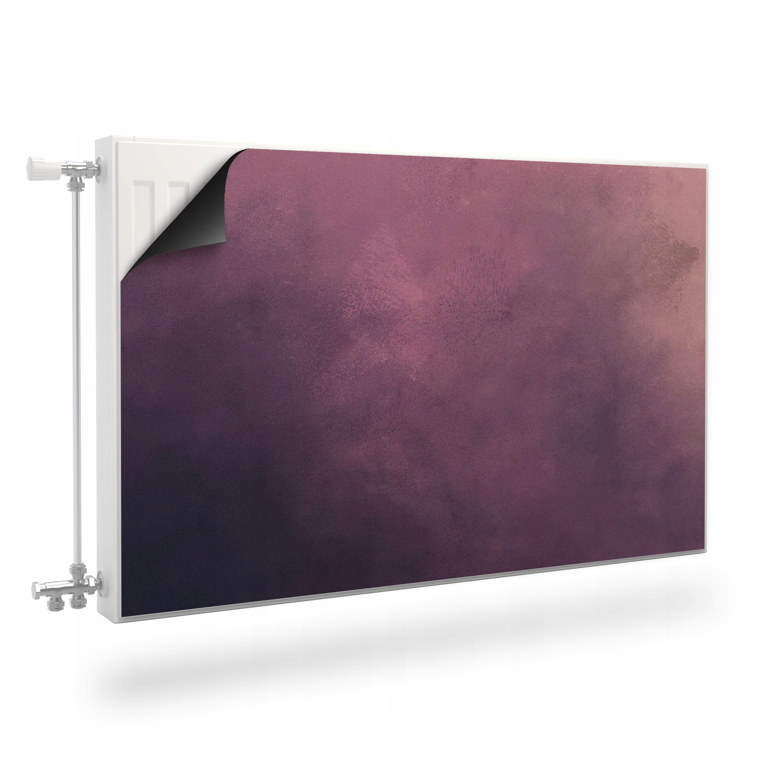 Magnetická Maska Na Radiátor Fialová Beton Ombre Abstrakce 120x60