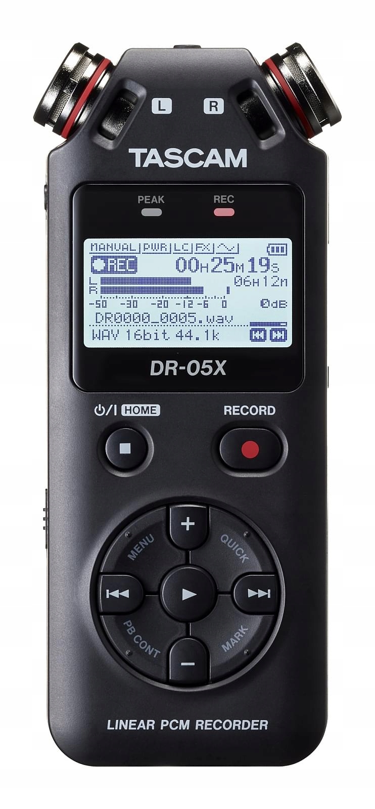 Tascam - DR-05X - Ręczny rejestrator stereo z interfejsem audio USB