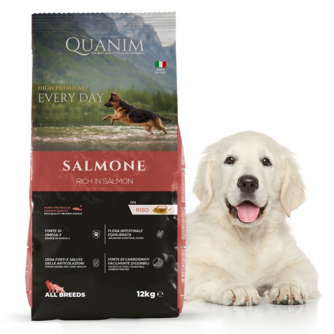 Quanim Karma Dla Psa Łosoś Premium 12KG Golden Retriever