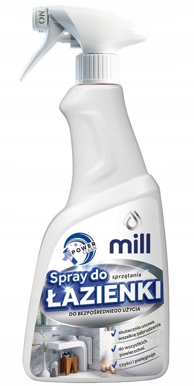 MILL Spray čisticí prostředek na čištění koupelny 555 ml