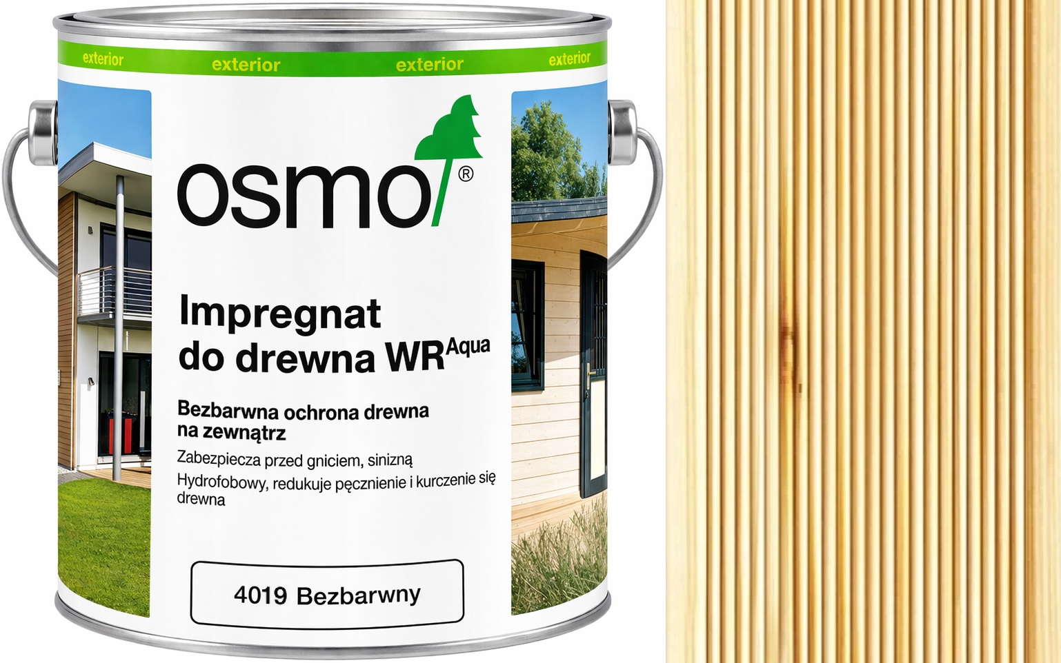 Osmo 4019 Wr Aqua 2,5L impregnační přípravek na vodní dřevo pro venkovní použití