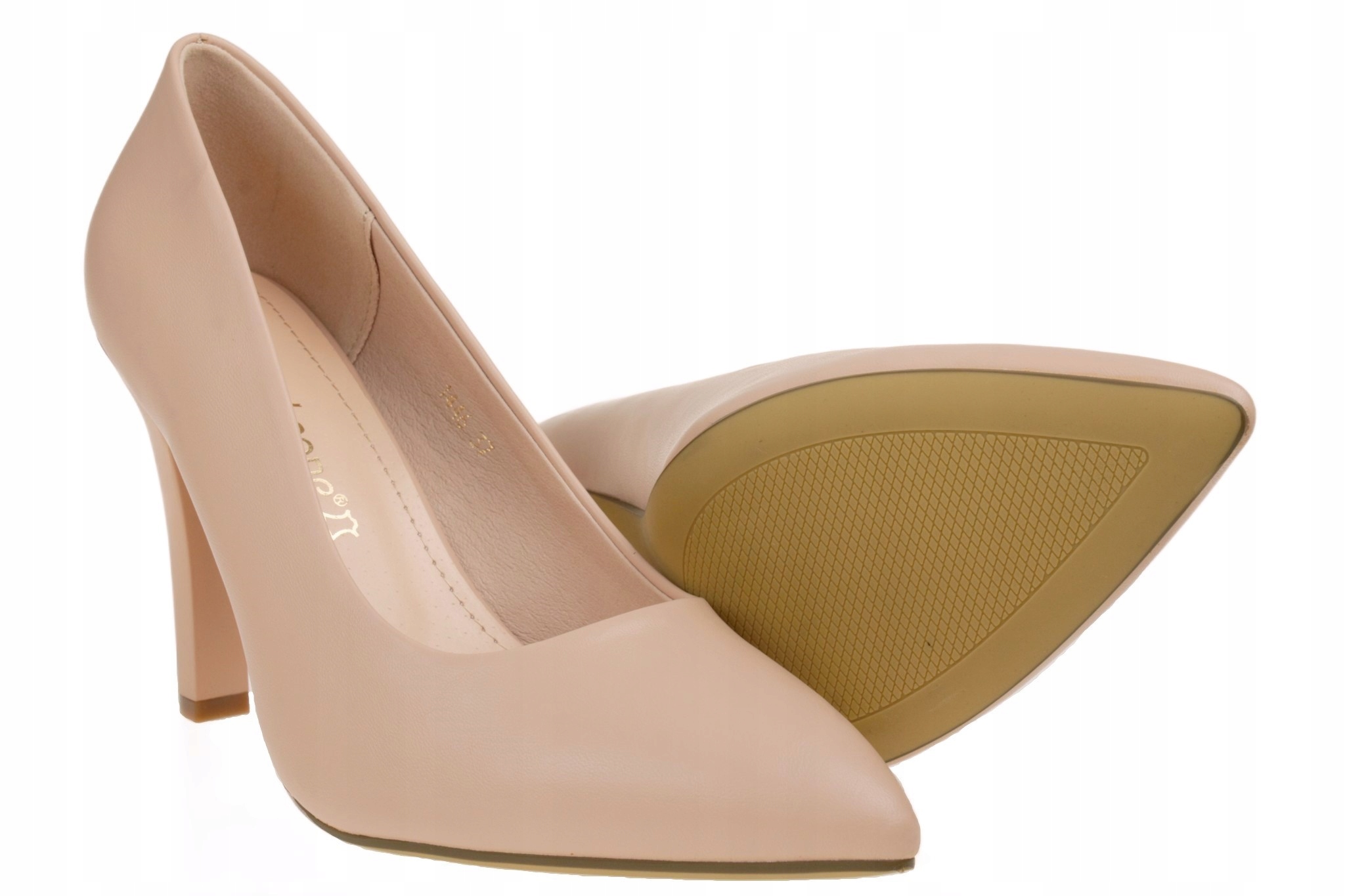 S.LEONE CZÓŁENKA SZPILKI 1446 CIELISTY D032 R 39 Kod producenta 1446