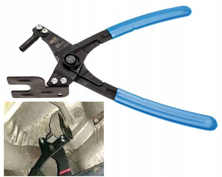 Szczypce do USZCZELEK GUM WYDECHU WIESZAKOW BGS