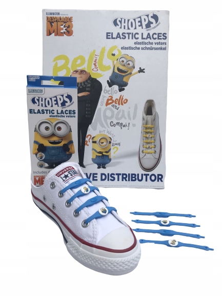 

Shoeps elastyczne sznurówki bez wiązania Minionki