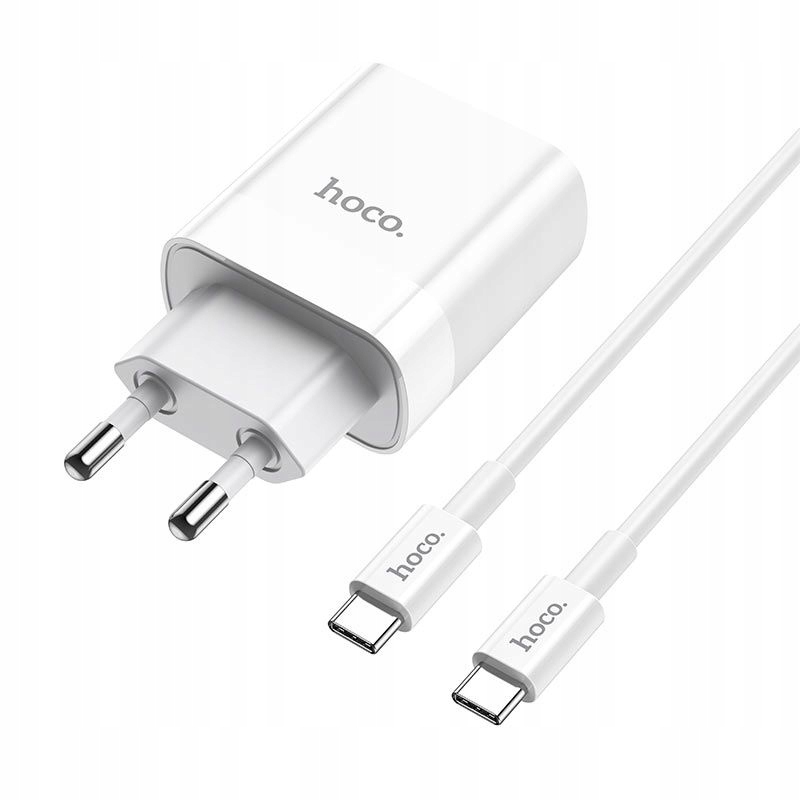 

Hoco Ładowarka 20W +kabel Type-c Do Samsung/huawei