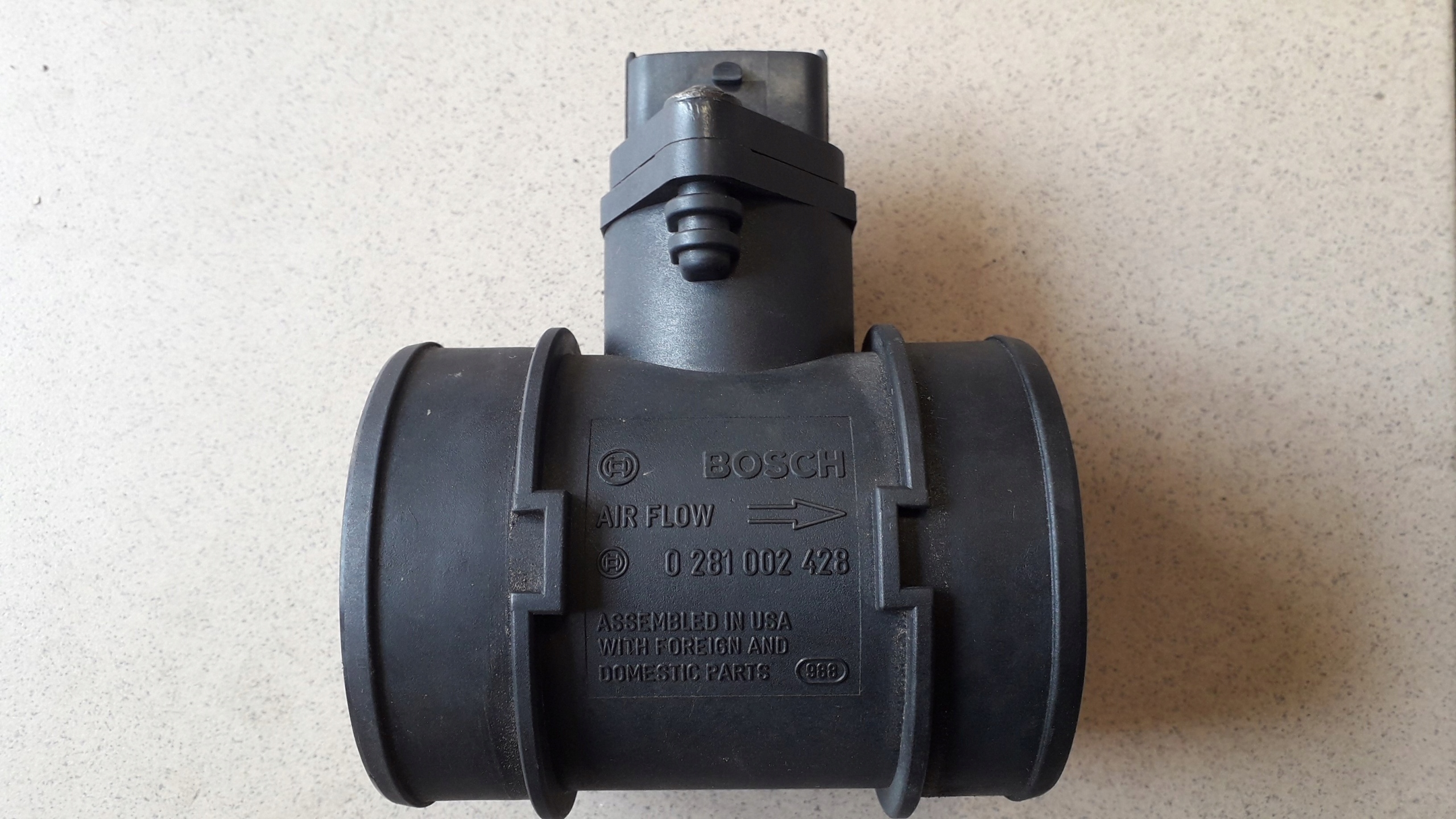 OPEL VECTRA ASTRA DTI DI PRZEPŁYWOMIERZ 0281002428