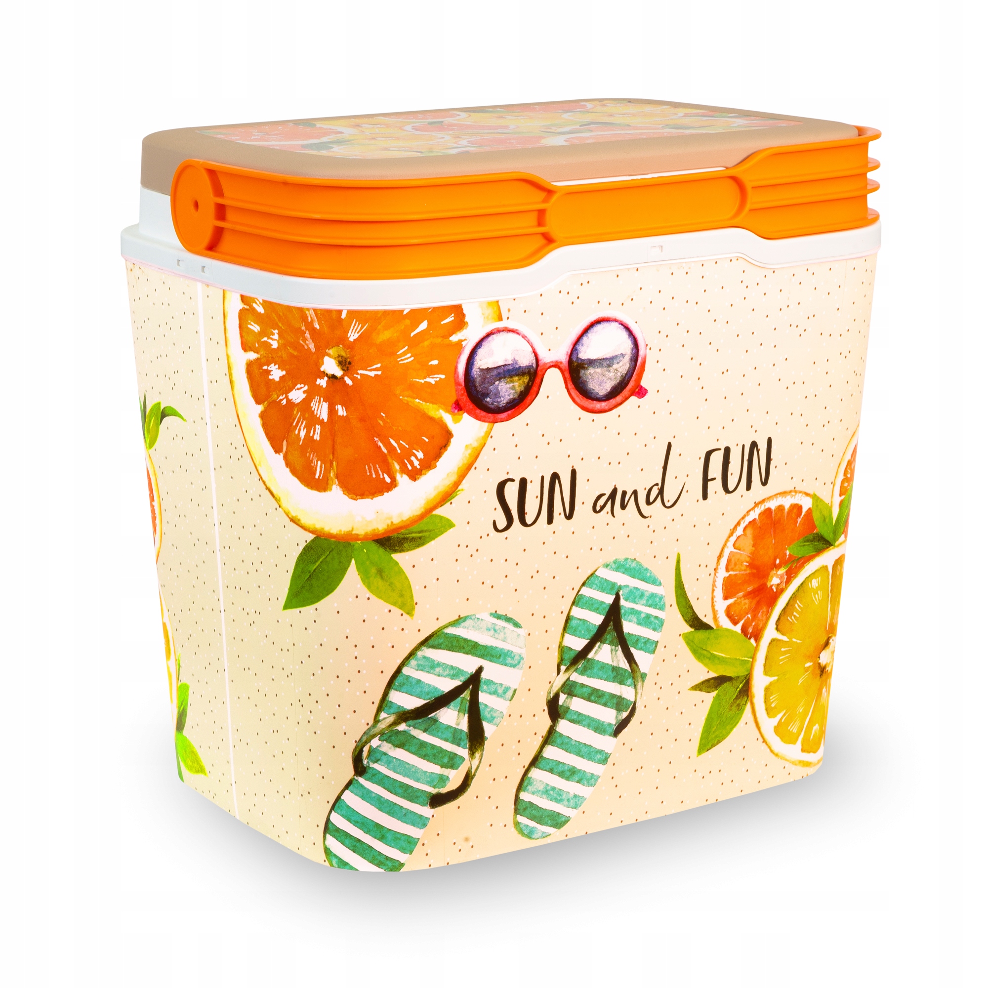 STYLOWA LODÓWKA TURYSTYCZNA PASYWNA 30L IDEALNA NA LATO CHŁODZENIE TURBO XL Pojemność 29 l