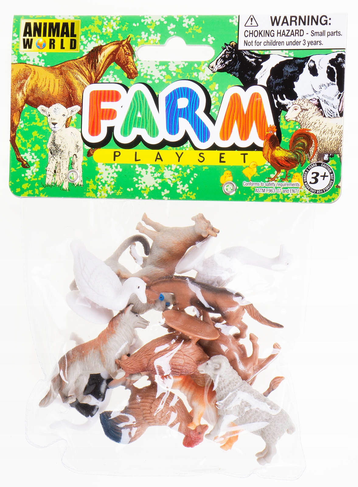 ZWIERZĘTA WIEJSKIE FIGURKI ZESTAW 12EL MINI HSH021 EAN (GTIN) 5907700667555