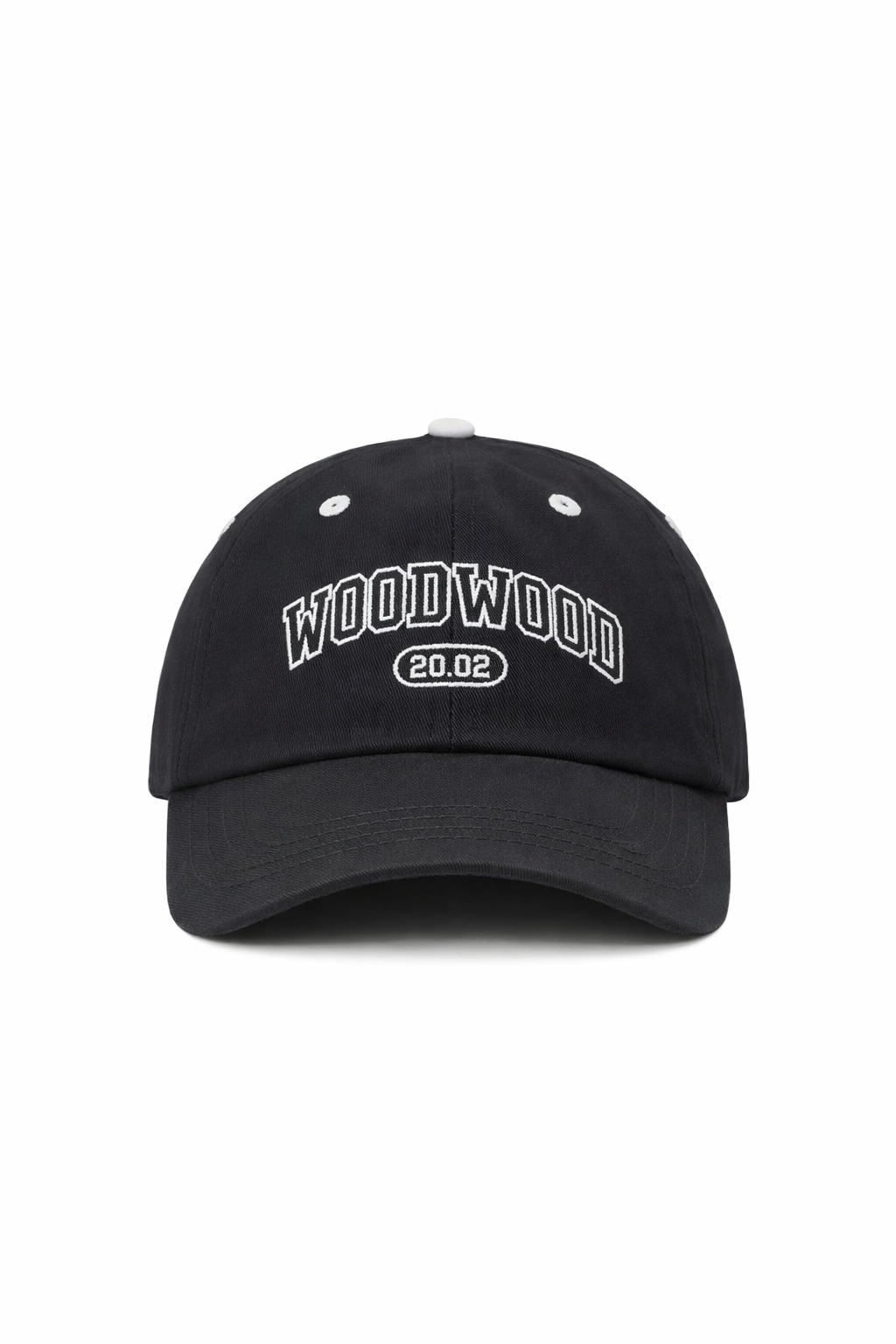 Wood Wood Kšiltovka Černá S Vyšívaným Logem I2A