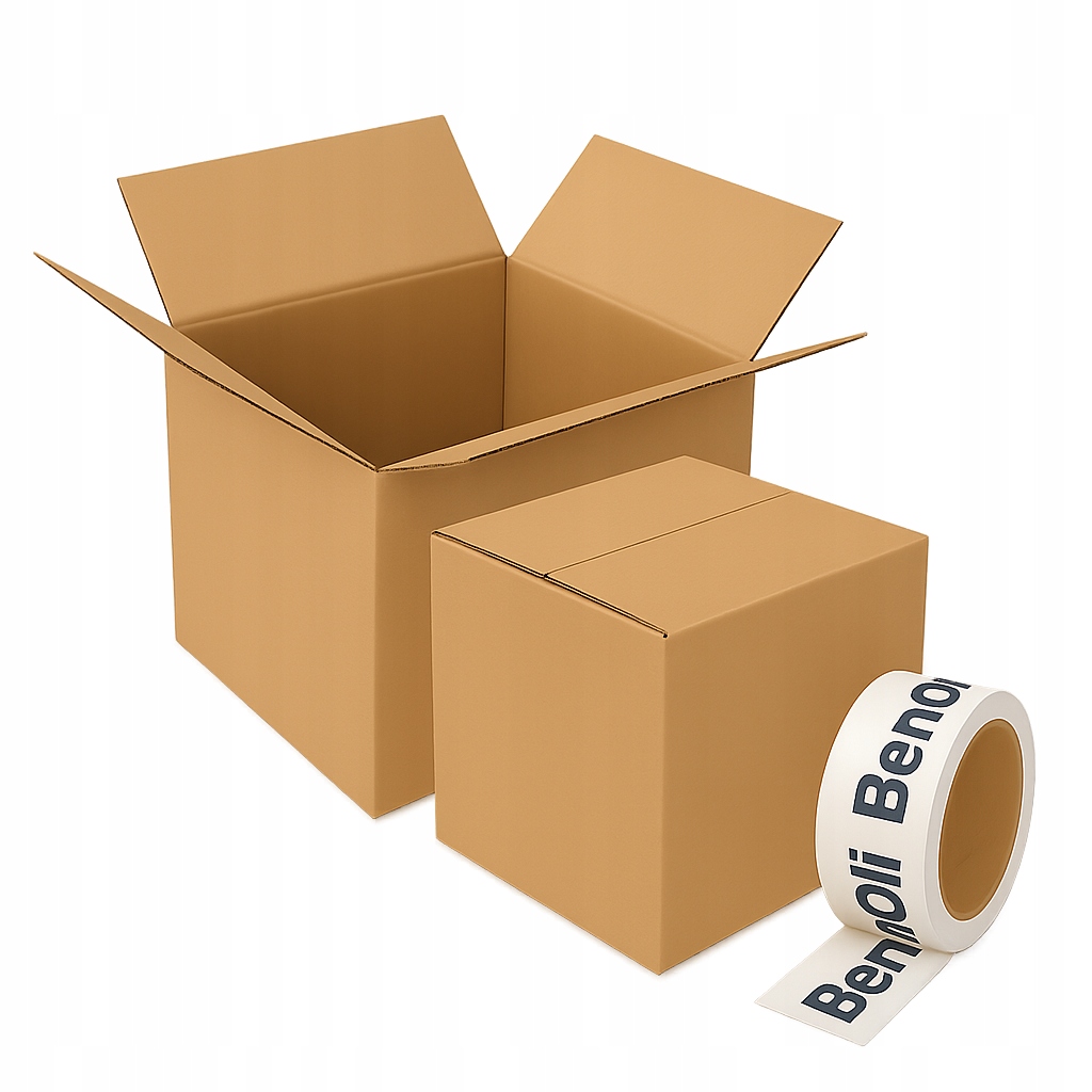 Karton klapowy brązowy 300x300x300 mm – komplet 20 szt. 5W Bc 560g