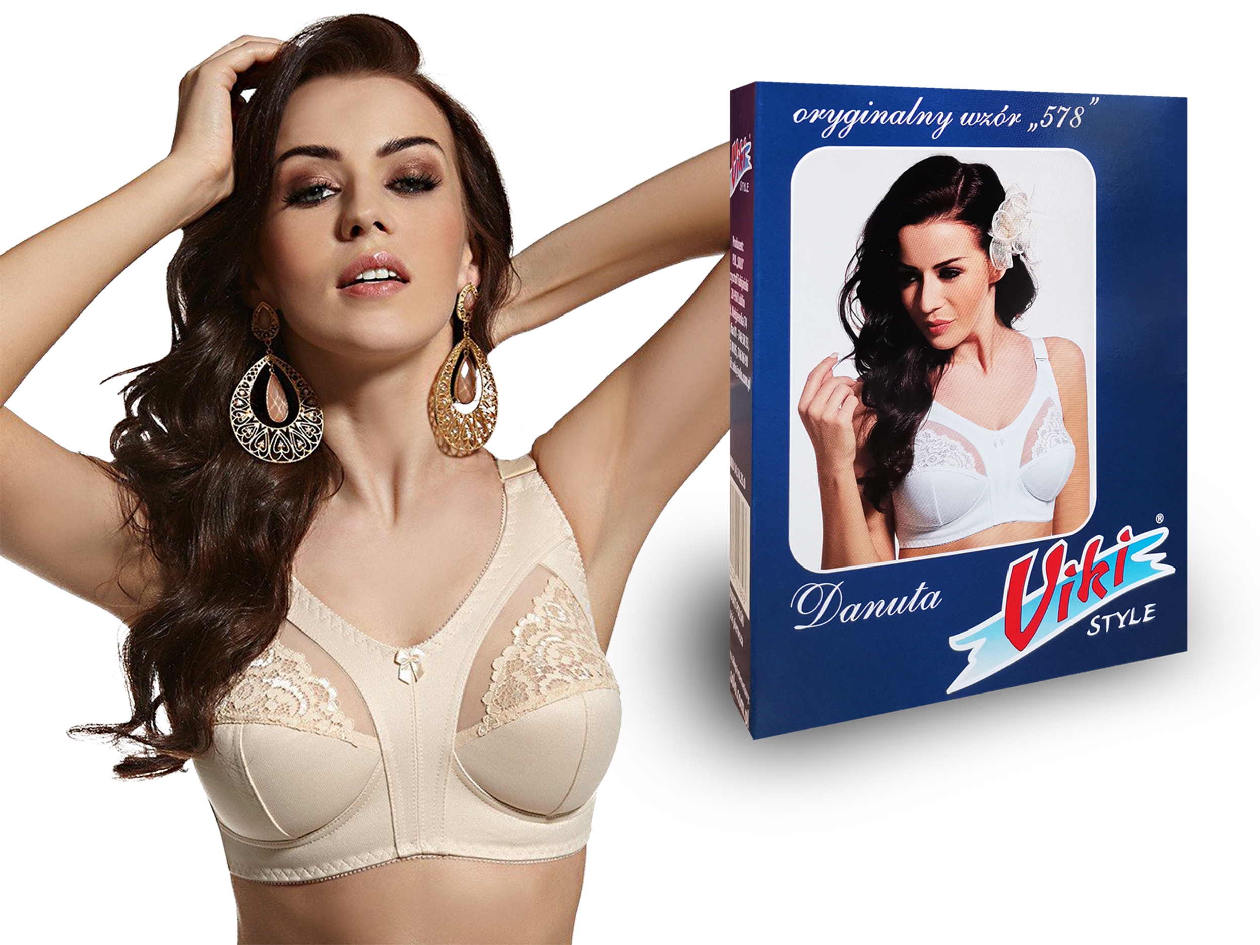 

Viki biustonosz 578 Danuta beżowy 90E