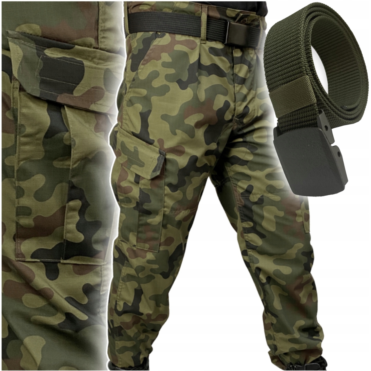 Spodnie Bojówki Wojskowe wz93 rip-stop GRATIS S