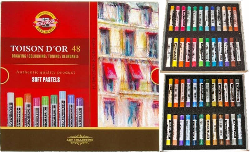 Suché Pastely Toison Dor Pastelky 48 Kol. Koh-i-noor