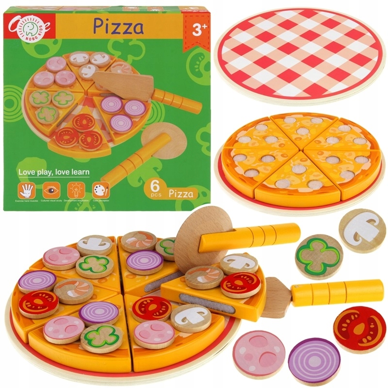 

Pizza Drewniana do Krojenia na Rzepy Nóż Dodatki