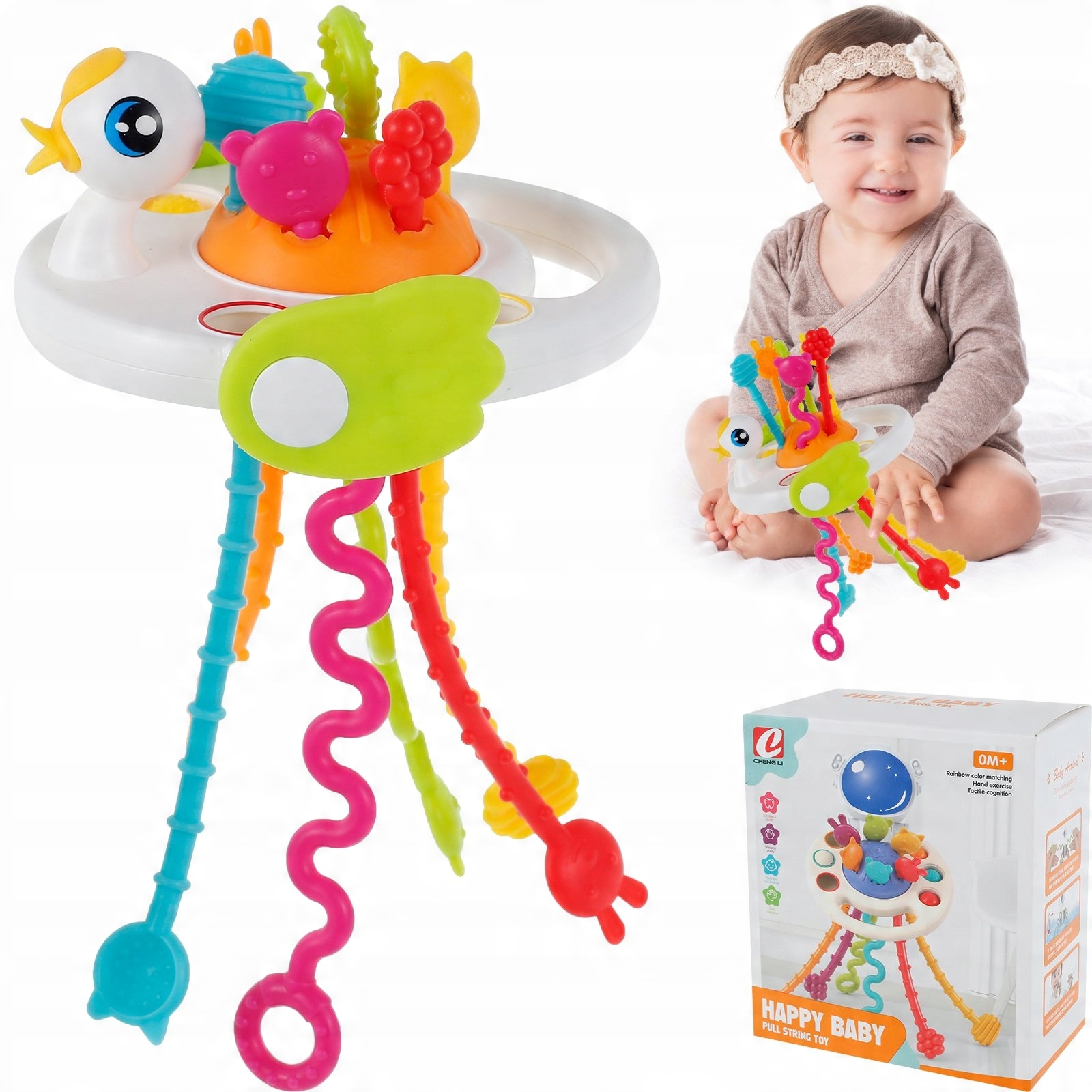 

Zabawka Sensoryczna Montessori Gryzak Niemowląt