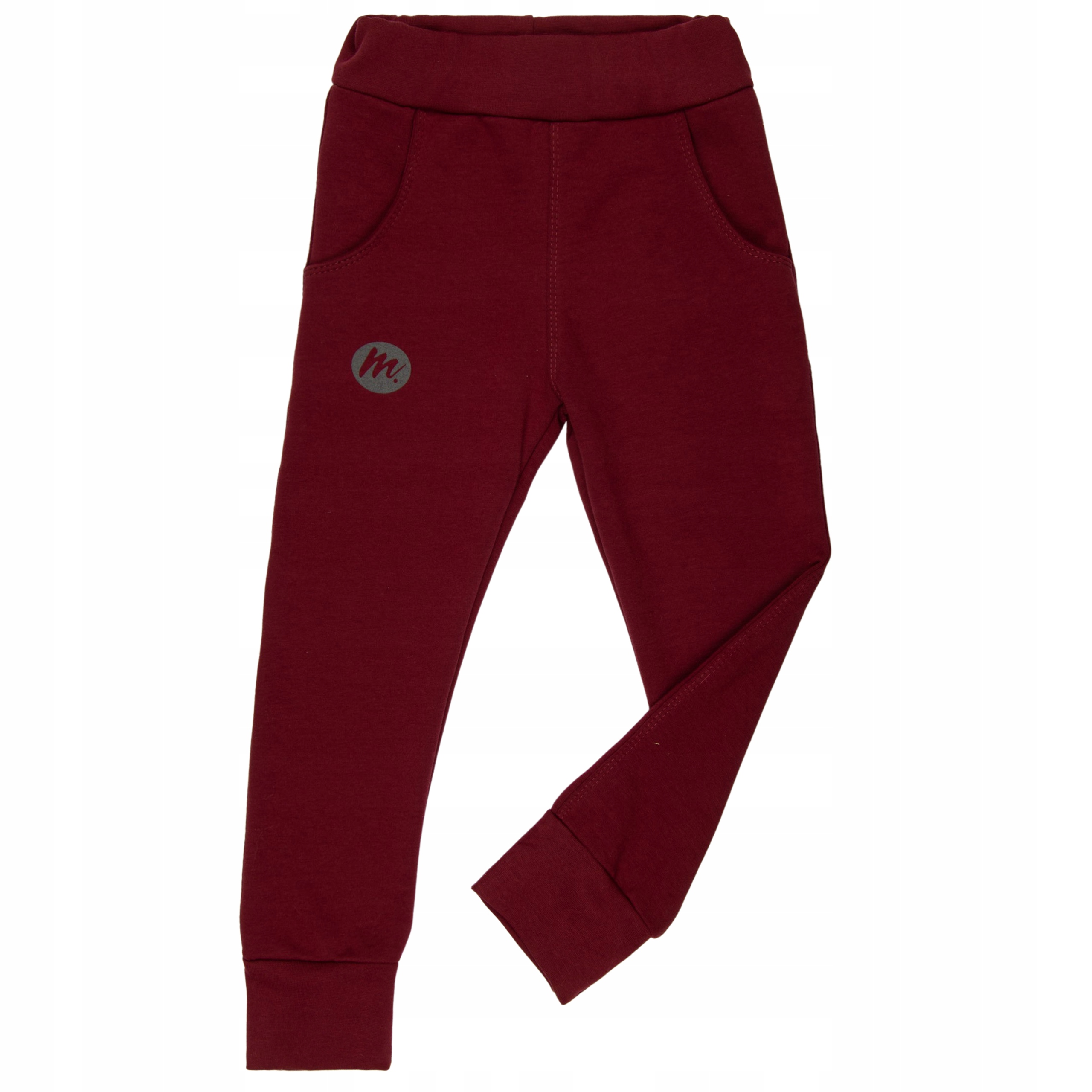 

Spodnie Dresowe bordowe Szczupłe 140 slim Mrofi