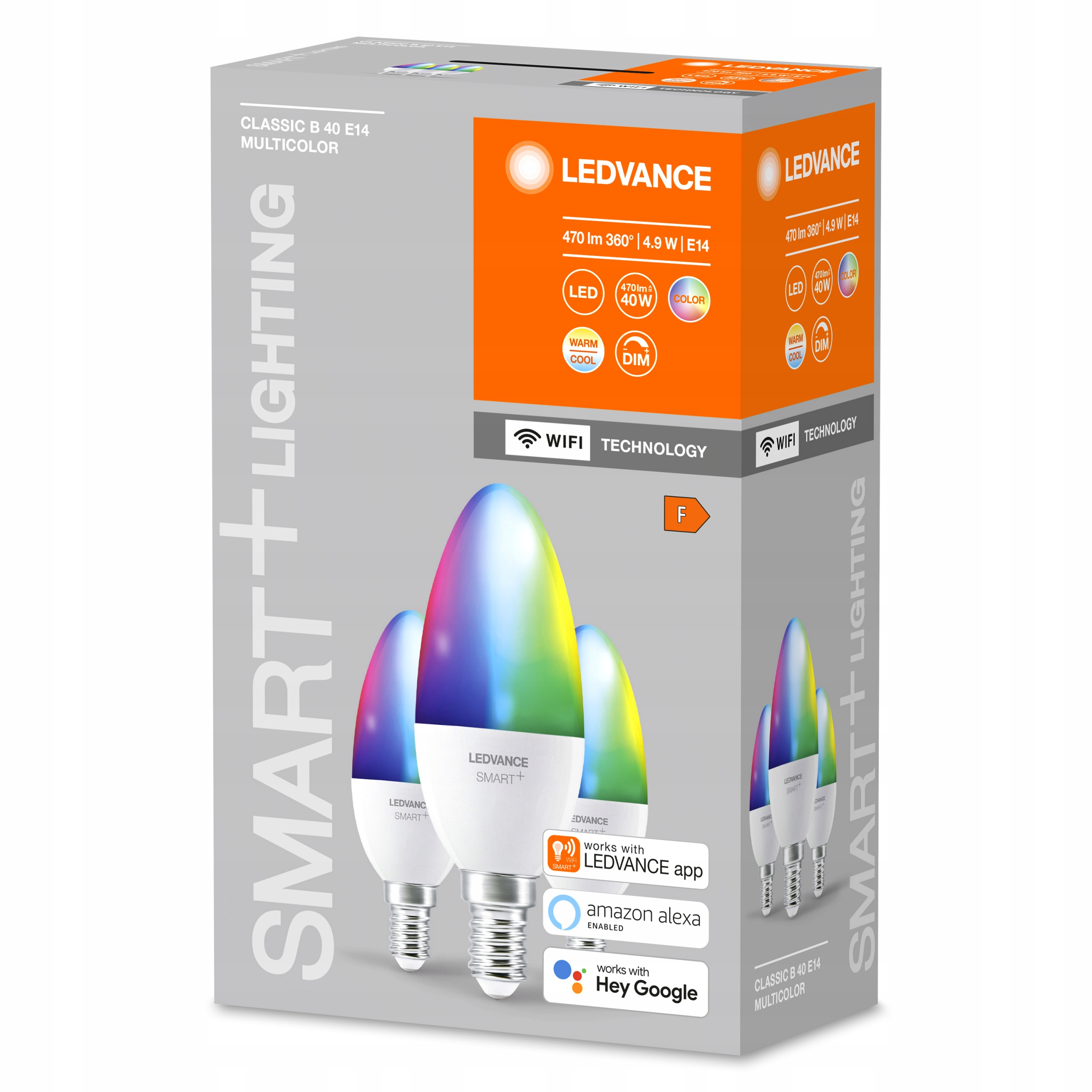 

Ledvance 3x Żarówka Led E14 5W Rgb DIM Smart+ WiFi