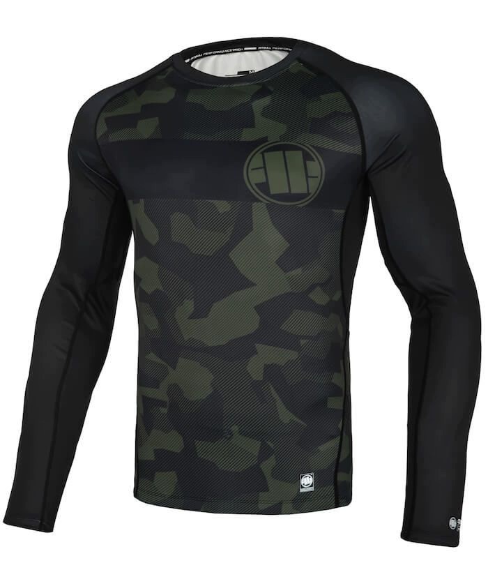 Pitbull Longsleeve Performance Rashguard Dillard Casino Olive roz. M