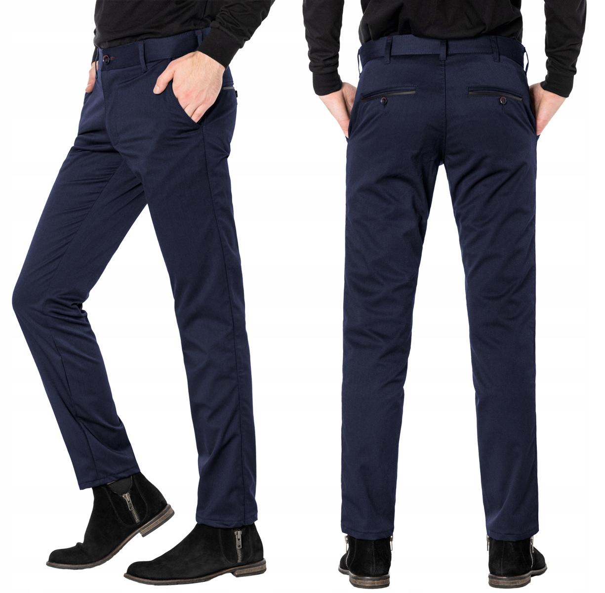 

Eleganckie Spodnie Męskie Wizytowe 410/10 W39 L32