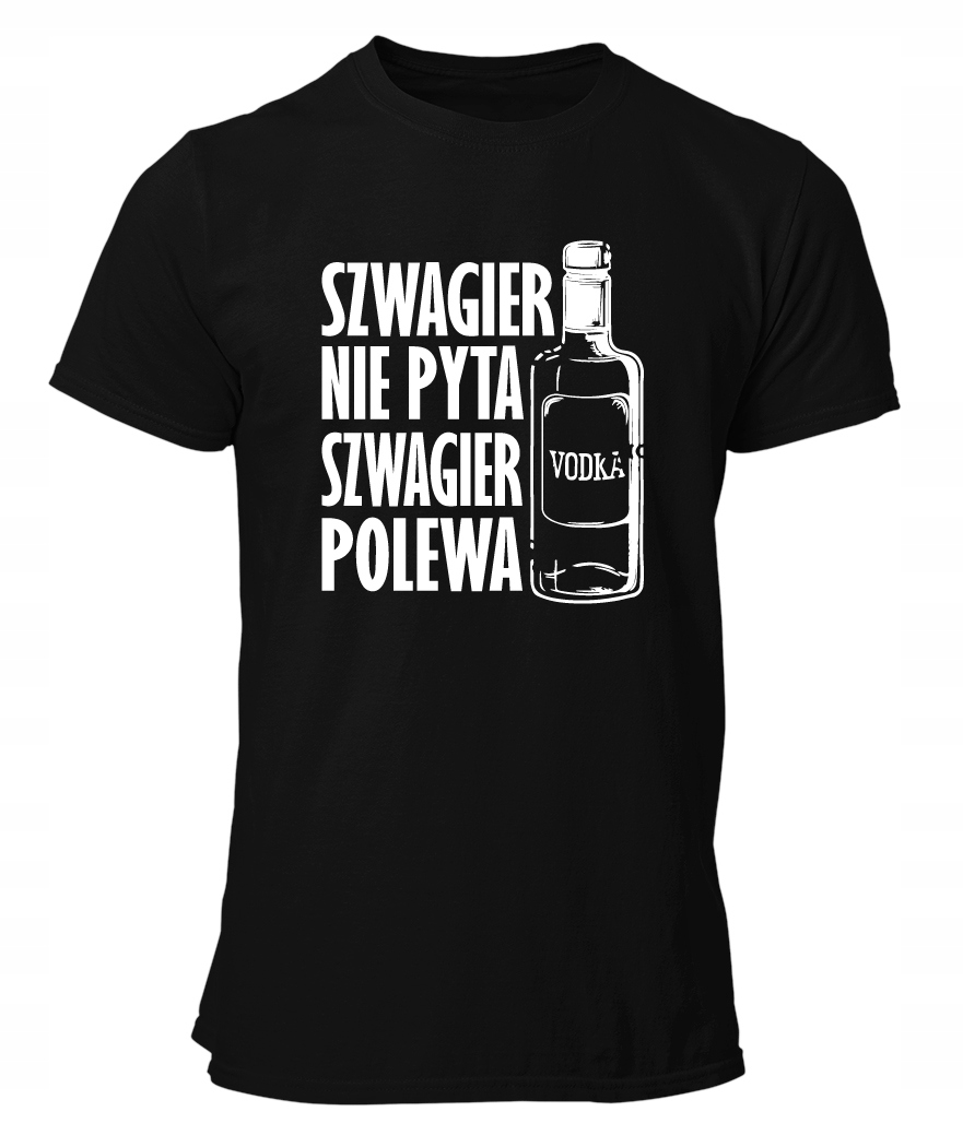 

Koszulka T-shirt z śmiesznym nadrukiem Szwagier