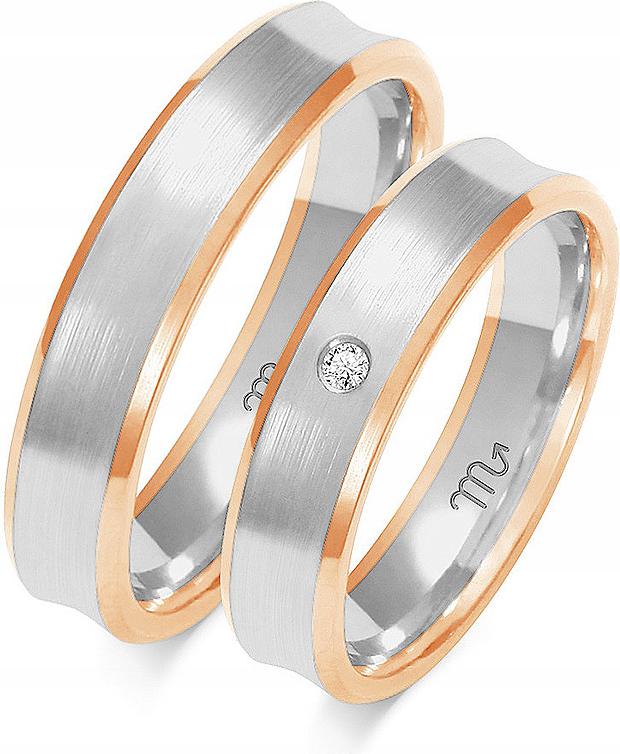 Zlatý snubní prsten na svatba pro 14K pár 585 vel. 14 15 16 na svatba pro mladý pár