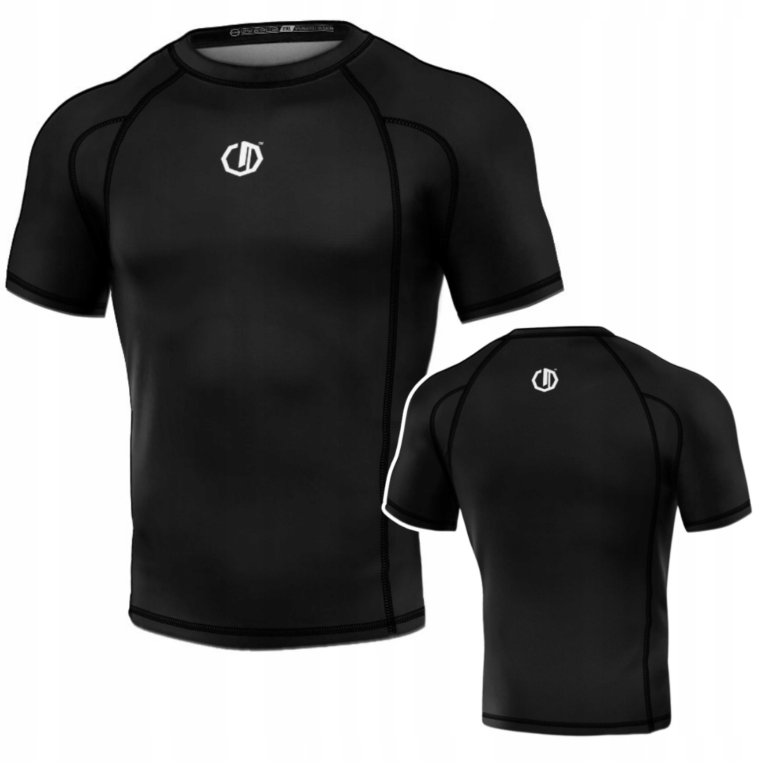 Rashguard męski z krótkim rękawem Octagon Legion Logo Czarny r. S