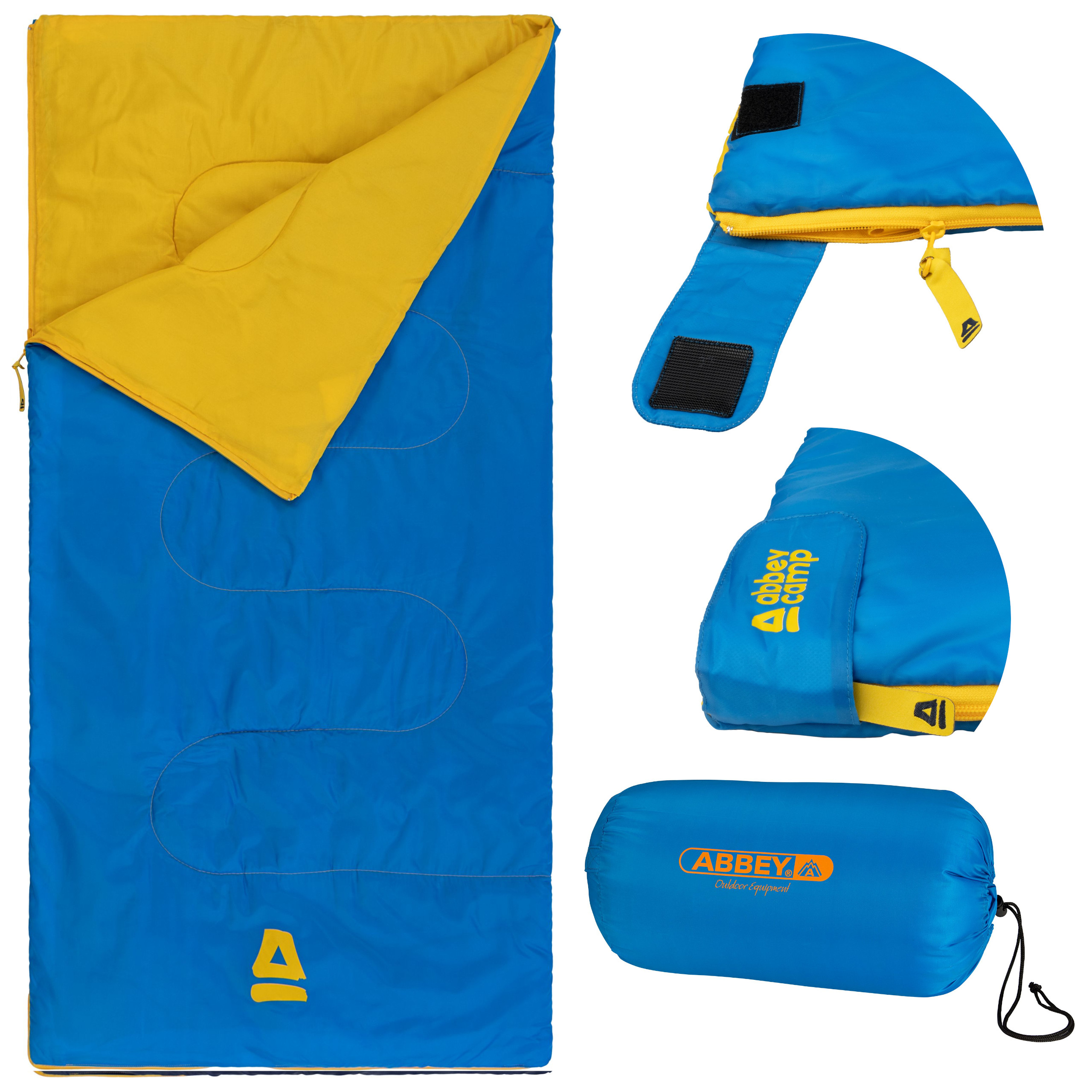 Śpiwór turystyczny kołdra dla dzieci lekki Abbey Timbuktu 2w1 140x70cm