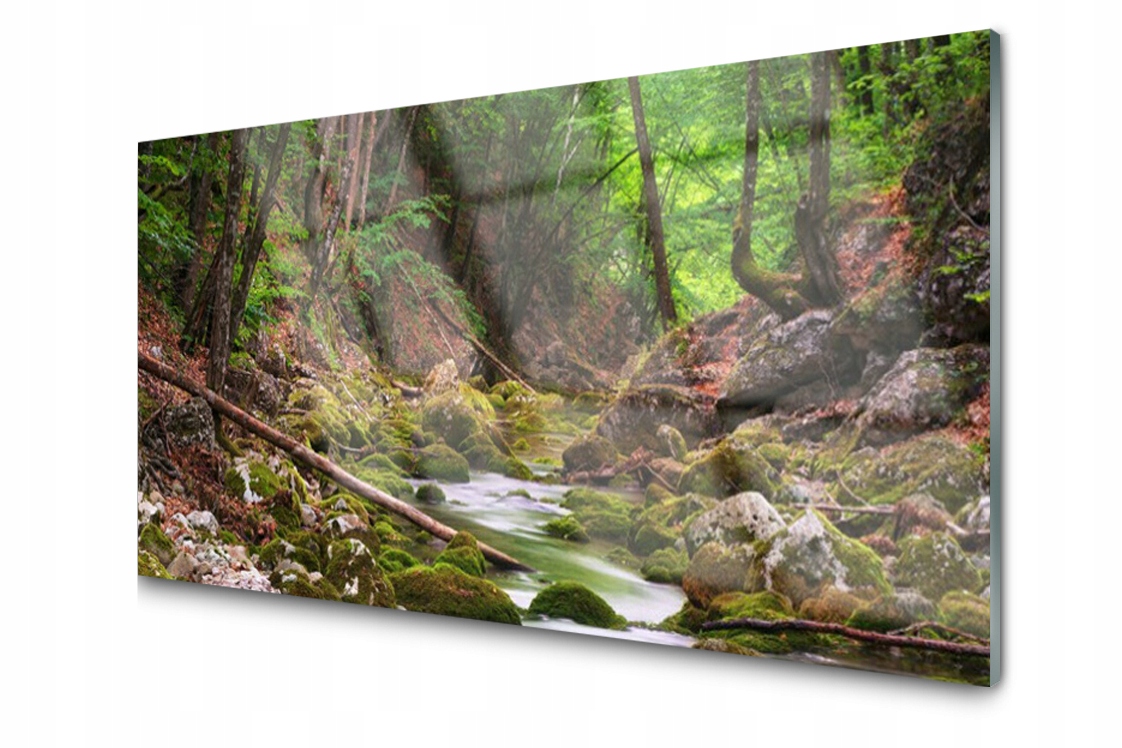 

Panel szklany dekor Las Mech 140x70 + Klej