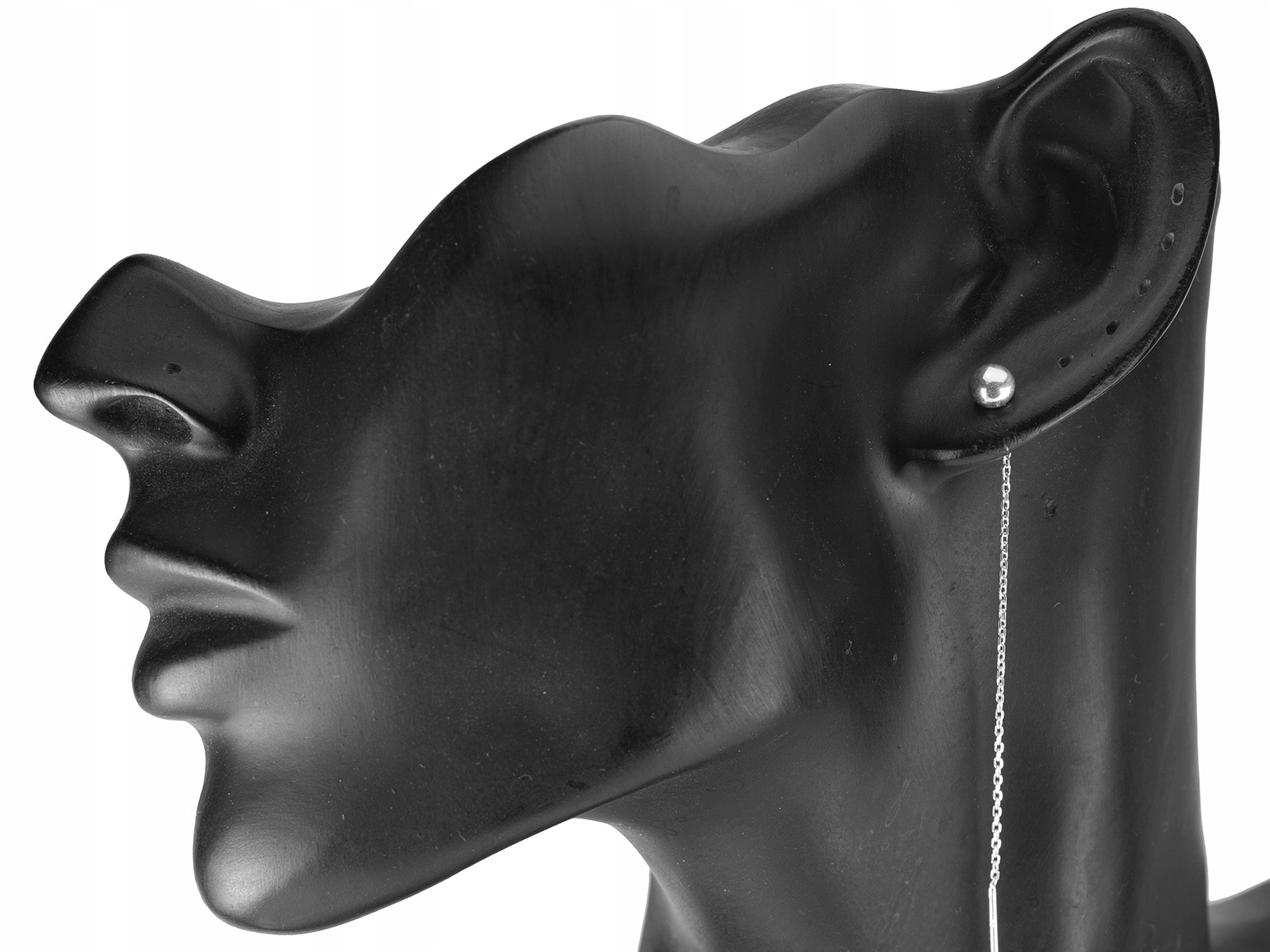 VERSIL kolczyki przeciągane kulki 5 mm srebro 925 Marka Versil