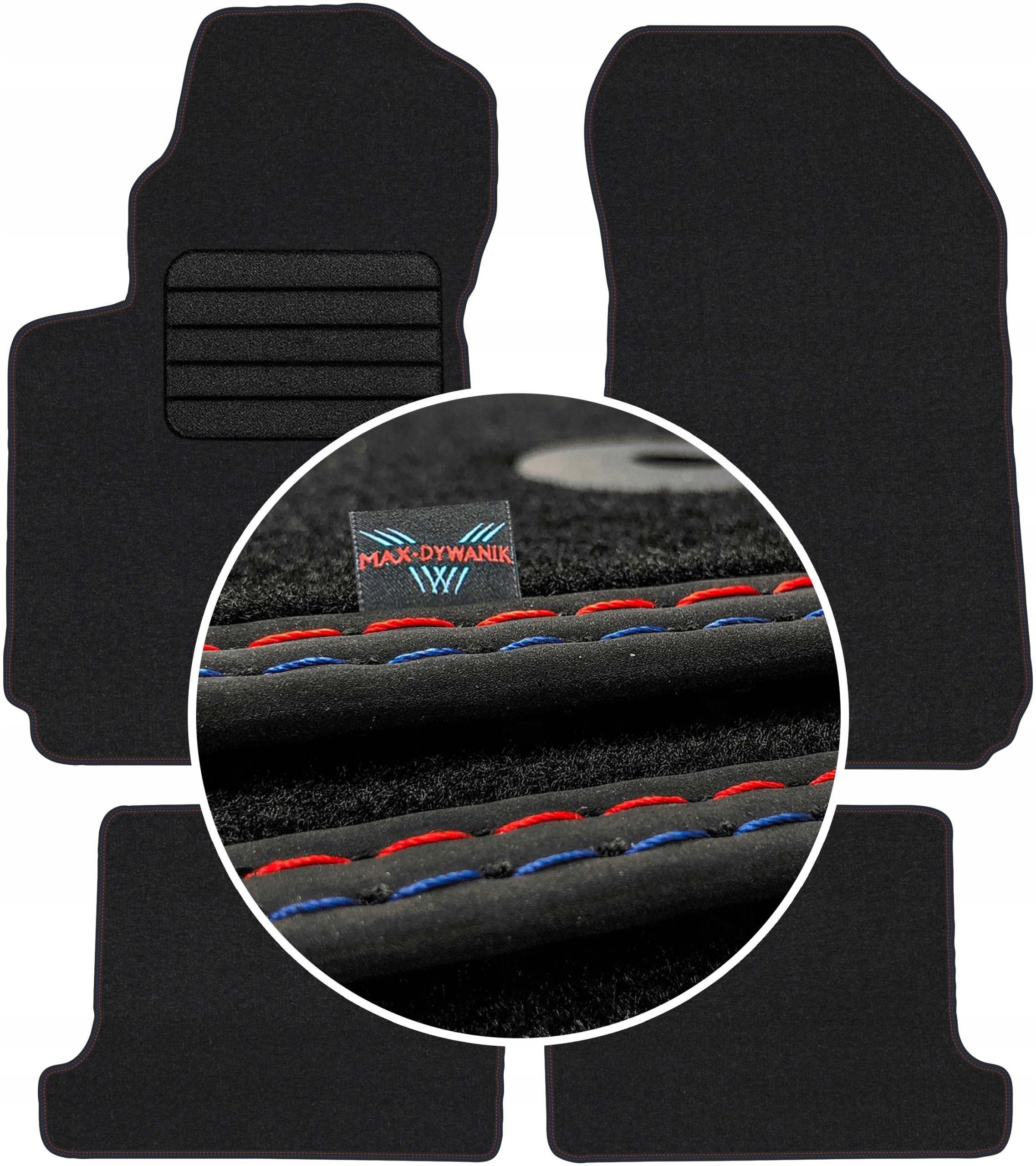 Коврики Max-Коврик велюровые 110077401600 4 el.